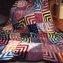 Finishedpsychedelicsquaresafghan