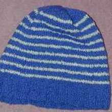 Cotton-hat-blue-white
